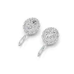 Sterling Silver Semi Mount Earrings Setting Syzjewelry