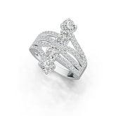 Sterling Silver Semi Mount Ring Setting Round RD 5x5mm DHJ