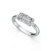 Sterling Silver Semi Mount Ring Setting Oval OV 6X4mm DHJ