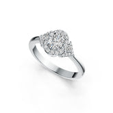 Sterling Silver Semi Mount Ring Setting Oval OV 7X5mm DHJ