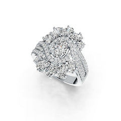 Sterling Silver Semi Mount Ring Setting Oval OV 7X5mm OV 5X3mm - Syzjewelry