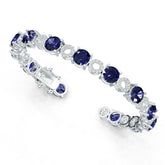 Sterling Silver Semi Mount Bracelet Setting Round RD 7x7mm DHJ
