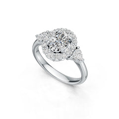 Sterling Silver Semi Mount Ring Setting Oval OV 8X6mm DHJ