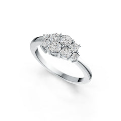 Sterling Silver Semi Mount Ring Setting Round RD 3.5mm RD 3.2mm RD 2.5mm RD 2.1mm DHJ