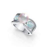 Sterling Silver Semi Mount Ring Setting Round RD 10x10mm OV 6X5mm Cab DHJ