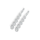 Sterling Silver Semi Mount Earrings Setting Round RD 5.5mm DHJ