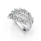 Sterling Silver Semi Mount Ring Setting Marquise MQ 6X3mm DHJ