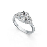 Sterling Silver Semi Mount Ring Setting Oval OV 8X10mm DHJ