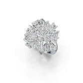 Sterling Silver Semi Mount Ring Setting Pear PE 5x4mm OV 4x3mm DHJ