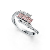 Sterling Silver Semi Mount Ring Setting Princess SQ 3X3mm Syzjewelry