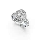 Sterling Silver Semi Mount Ring Setting Oval OV 7X5mm DHJ