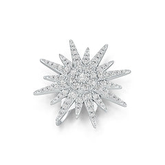 Sterling Silver Semi Mount Pendant Setting Round RD 2.8mm DHJ