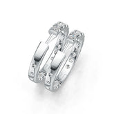 Sterling Silver Semi Mount Earrings Setting Round RD 4x4mm - Syzjewelry