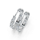 Sterling Silver Semi Mount Earrings Setting Oval OV 5X4mm DHJ