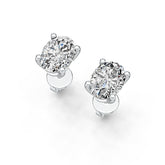 Sterling Silver Semi Mount Earrings Setting Oval OV 8X6mm DHJ