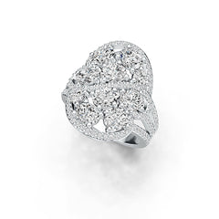 Sterling Silver Semi Mount Ring Setting Oval OV 5X4mm DHJ