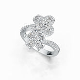 Sterling Silver Semi Mount Ring Setting Oval OV 5x3mm DHJ