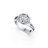 Sterling Silver Semi Mount Ring Setting Oval OV 10X8mm DHJ