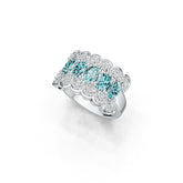Sterling Silver Semi Mount Ring Setting Oval OV 6X4mm DHJ
