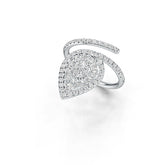 Sterling Silver Semi Mount Ring Setting Round RD 3x3mm DHJ