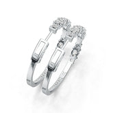 Sterling Silver Semi Mount Earrings Setting Oval OV 6X4mm DHJ