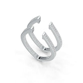 Sterling Silver Semi Mount Earrings Setting Round RD 1.5mm DHJ