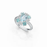 Sterling Silver Semi Mount Ring Setting Oval OV 8x6mm Syzjewelry
