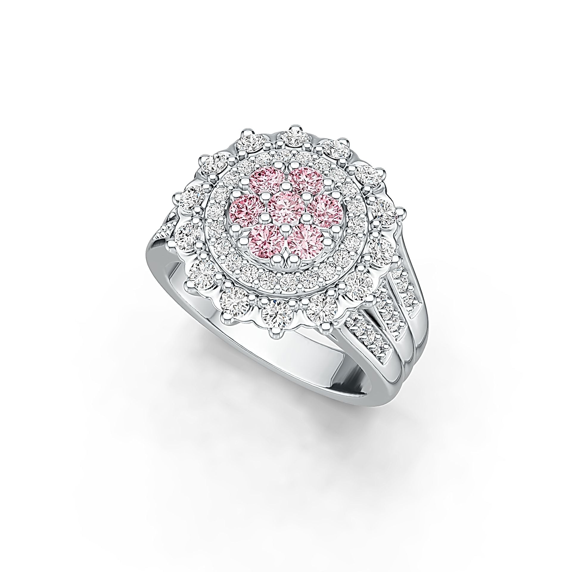 Sterling Silver Semi Mount Ring Setting Round RD 2.5mm DHJ