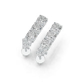 Sterling Silver Semi Mount Earrings Setting Cushion CU 5X5mm DHJ