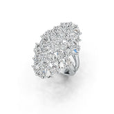 Sterling Silver Semi Mount Ring Setting Pear PE 4X3mm DHJ