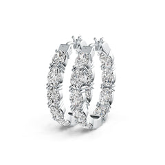 Sterling Silver Semi Mount Earrings Setting Oval OV 7X5mm DHJ