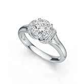 Sterling Silver Semi Mount Ring Setting Round RD 6.5x6.5mm Syzjewelry