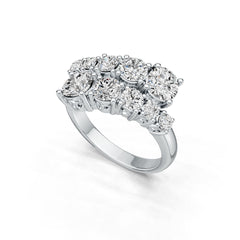 Sterling Silver Semi Mount Ring Setting Round RD 8x8mm DHJ