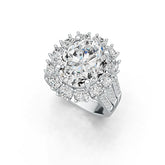 Sterling Silver Semi Mount Ring Setting Round RD 2.1mm Split Shank DHJ