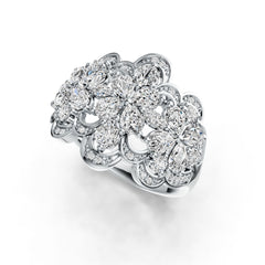 Sterling Silver Semi Mount Ring Setting Pear PE 4X3mm DHJ