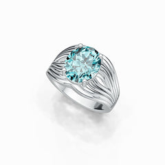 Sterling Silver Semi Mount Ring Setting Oval OV 11.6x9.5mm DHJ