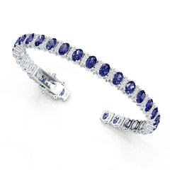 Sterling Silver Semi Mount Bracelet Setting Oval OV 6X4mm DHJ
