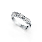 Sterling Silver Semi Mount Ring Setting Round RD 4x4mm DHJ