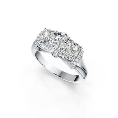 Sterling Silver Semi Mount Ring Setting Oval OV 8X6mm DHJ