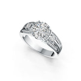 Sterling Silver Semi Mount Ring Setting Oval OV 9X7mm DHJ