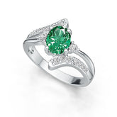 Sterling Silver Semi Mount Ring Setting Oval OV 8X6mm DHJ