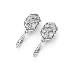 Sterling Silver Semi Mount Earrings Setting Oval OV 4X3mm DHJ