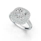 Sterling Silver Semi Mount Ring Setting Cushion CU 8X8mm Syzjewelry