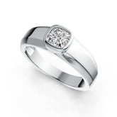 Sterling Silver Semi Mount Ring Setting Cushion CU 5.5x5.5mm Bezel Syzjewelry