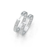 Sterling Silver Semi Mount Earrings Setting Cushion CU 3X3mm DHJ