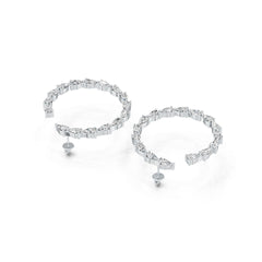 Sterling Silver Semi Mount Earrings Setting Pear PE 5X3mm DHJ