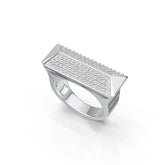 Sterling Silver Semi Mount Ring Setting Round RD 1.2mm DHJ