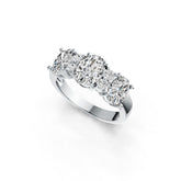 Sterling Silver Semi Mount Ring Setting Oval OV 8X6mm OV 7X5mm with White Topaz DHJ