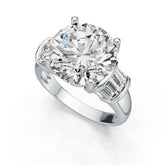 Sterling Silver Semi Mount Ring Setting Round RD 12.5mm DHJ