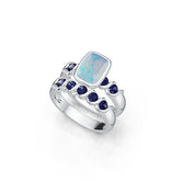Sterling Silver Semi Mount Ring Setting Cushion CU 8X6mm Cabochon DHJ